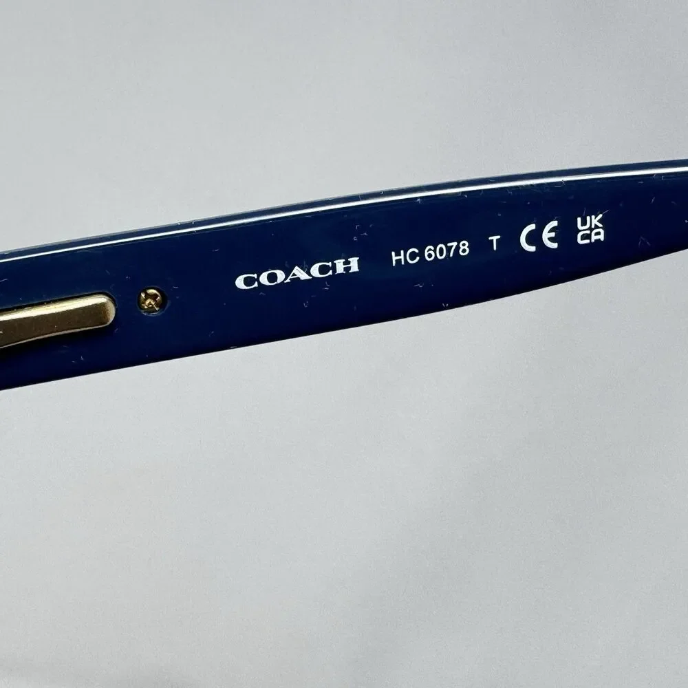 Coach HC6078 5337 Teal Confetti Eyeglass Frames 52-16-135